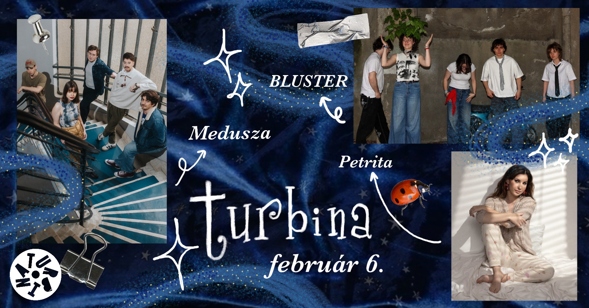 Medusza lemezbemutató x BLUSTER x Petrita koncert – Turbina Budapest